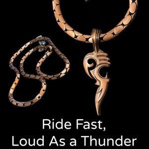 Men’s Jewelry Set - Necklace Pendant Biker Jewelry Set - New with Tags!